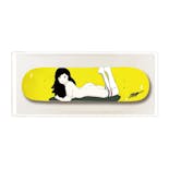 【額装・直筆サイン入り】『Venus』SK8 Board deck　yellow